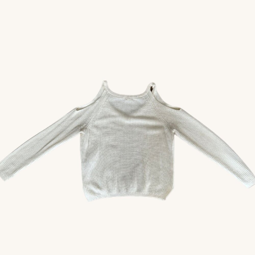 Garage Off White, Open Shoulder, Long Sleeve Shirt